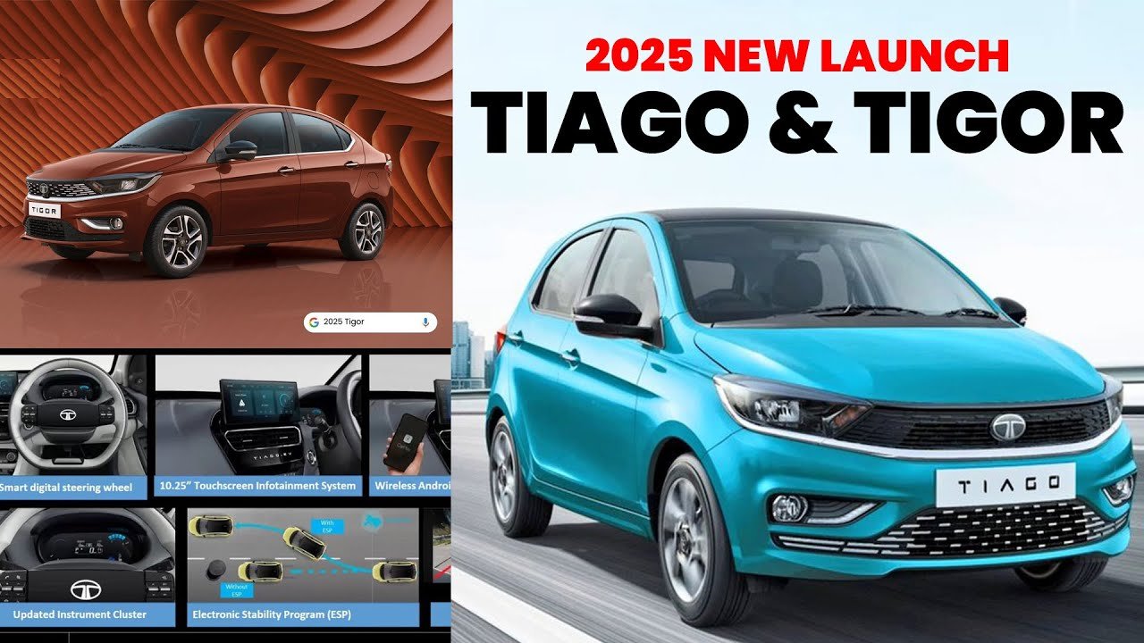 Tata Tiago and Tigor Facelifts 2025