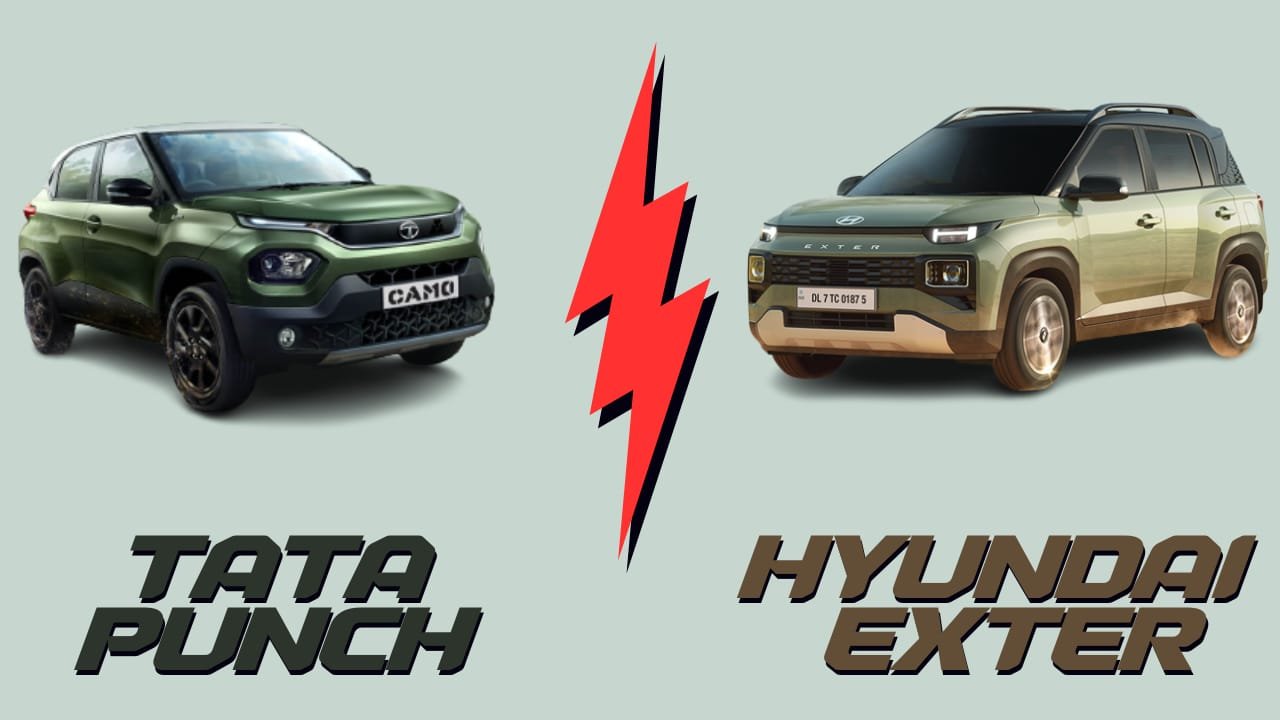 Tata Punch vs Hyundai Exter 2025